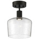 Access - 63147LEDD-MBL/SDG - LED Semi-Flush Mount - Port Nine Chardonnay - Matte Black