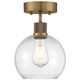 Port Nine Burgundy LED Semi Flush Mount (63148LEDDLP-ABB/CLR)