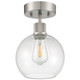 Port Nine Burgundy LED Semi Flush Mount (63148LEDDLP-BS/CLR)