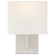 Mid Town LED Wall Sconce (64061LEDDLP-BS/WH) Mid Town LED Wall Sconce (64061LEDDLP-BS/WH)