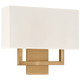 Mid Town LED Wall Sconce (64062LEDDLP-ABB/WH) Mid Town LED Wall Sconce (64062LEDDLP-ABB/WH)