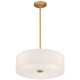 Mid Town LED Pendant or Semi-Flush (64065LEDDLP-ABB/WH) Mid Town LED Pendant or Semi-Flush (64065LEDDLP-ABB/WH)