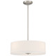 Access - 64065LEDDLP-BS/WH - LED Pendant or Semi-Flush - Mid Town - Brushed Steel Access - 64065LEDDLP-BS/WH - LED Pendant or Semi-Flush - Mid Town - Brushed Steel