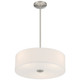 Mid Town LED Pendant or Semi-Flush (64065LEDDLP-BS/WH) Mid Town LED Pendant or Semi-Flush (64065LEDDLP-BS/WH)