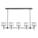 Arteriors - 89071 - Five Light Linear Chandelier - Luciano - Bronze Arteriors - 89071 - Five Light Linear Chandelier - Luciano - Bronze