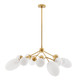 Arteriors - 89653 - 12 Light Chandelier - Panella - Brushed Brass Arteriors - 89653 - 12 Light Chandelier - Panella - Brushed Brass