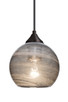 Besa - 1JC-JILLYSM-BR - One Light Pendant - Jilly - Bronze