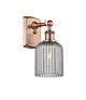 manufacturer_finish:Antique Copper|manufacturer_glass:Light Smoke Bridal Veil|light_output:Unspecified|color_temperature:Unspecified|cri:Unspecified