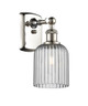 manufacturer_finish:Polished Nickel|manufacturer_glass:Light Smoke Bridal Veil|light_output:Unspecified|color_temperature:Unspecified|cri:Unspecified