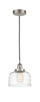 manufacturer_finish:Brushed Satin Nickel|manufacturer_glass:Clear Deco Swirl Bell Glass|light_output:600.00lm|color_temperature:2700K|cri:82 manufacturer_finish:Brushed Satin Nickel|manufacturer_glass:Clear Deco Swirl Bell Glass|light_output:600.00lm|color_temperature:2700K|cri:82