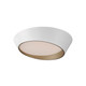 ET2 - E51032-WTGLD - LED Flush Mount - Slant - White/Gold