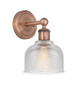 Innovations - 616-1W-AC-G412 - One Light Wall Sconce - Edison - Antique Copper