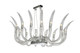 Metropolitan - N9914 - 14 Light Pendant - Cisne - Polished Nickel