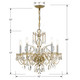 Traditional Crystal Five Light Chandelier (1005-PB-CL-SAQ) Traditional Crystal Five Light Chandelier (1005-PB-CL-SAQ)