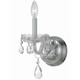 Crystorama - 1031-CH-CL-S - One Light Wall Sconce - Traditional Crystal - Polished Chrome Crystorama - 1031-CH-CL-S - One Light Wall Sconce - Traditional Crystal - Polished Chrome
