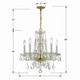 Traditional Crystal Five Light Mini Chandelier (1061-PB-CL-MWP) Traditional Crystal Five Light Mini Chandelier (1061-PB-CL-MWP)