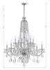Traditional Crystal 12 Light Chandelier (1114-CH-CL-MWP) Traditional Crystal 12 Light Chandelier (1114-CH-CL-MWP)