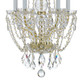 Traditional Crystal Five Light Mini Chandelier (1129-PB-CL-SAQ) Traditional Crystal Five Light Mini Chandelier (1129-PB-CL-SAQ)