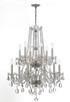 Crystorama - 1137-CH-CL-S - 12 Light Chandelier - Traditional Crystal - Polished Chrome Crystorama - 1137-CH-CL-S - 12 Light Chandelier - Traditional Crystal - Polished Chrome