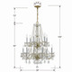 Traditional Crystal 12 Light Chandelier (1137-PB-CL-S) Traditional Crystal 12 Light Chandelier (1137-PB-CL-S)
