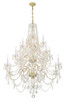 Traditional Crystal 20 Light Chandelier (1157-PB-CL-MWP)