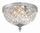 Ceiling Mount Two Light Flush Mount (117-10-CH)