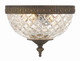 Crystorama - 117-8-EB - Two Light Flush Mount - Ceiling Mount - English Bronze