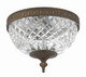 Ceiling Mount Two Light Flush Mount (117-8-EB)