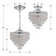 Calypso Three Light Semi Flush Mount (130-CH_CEILING) Calypso Three Light Semi Flush Mount (130-CH_CEILING)