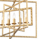 Capri Five Light Chandelier (336-GA) Capri Five Light Chandelier (336-GA)