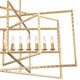 Capri Nine Light Chandelier (337-GA)