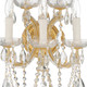 Maria Theresa Five Light Wall Sconce (4425-GD-CL-MWP) Maria Theresa Five Light Wall Sconce (4425-GD-CL-MWP)