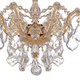 Maria Theresa Three Light Semi Flush Mount (4430-GD-CL-MWP) Maria Theresa Three Light Semi Flush Mount (4430-GD-CL-MWP)