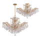 Maria Theresa Six Light Semi Flush Mount (4439-GD-CL-SAQ_CEILING) Maria Theresa Six Light Semi Flush Mount (4439-GD-CL-SAQ_CEILING)