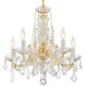 Maria Theresa Five Light Chandelier (4476-GD-CL-SAQ) Maria Theresa Five Light Chandelier (4476-GD-CL-SAQ)