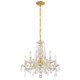 Maria Theresa Five Light Chandelier (4476-GD-CL-SAQ) Maria Theresa Five Light Chandelier (4476-GD-CL-SAQ)