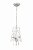 Crystorama - 5013-OS-CL-MWP - Three Light Mini Chandelier - Ashton - Olde Silver Crystorama - 5013-OS-CL-MWP - Three Light Mini Chandelier - Ashton - Olde Silver