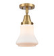 Innovations - 447-1C-BB-G191-LED - LED Flush Mount - Caden - Brushed Brass