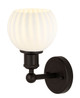 manufacturer_finish:Oil Rubbed Bronze|manufacturer_glass:White Venetian|light_output:Unspecified|color_temperature:Unspecified|cri:Unspecified
