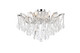 Elegant Lighting - 2800F24C/RC - Six Light Flush Mount - Maria Theresa - Chrome