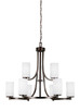 Generation Lighting - 3139109EN3-710 - Nine Light Chandelier - Hettinger - Bronze Generation Lighting - 3139109EN3-710 - Nine Light Chandelier - Hettinger - Bronze