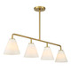 Blair Four Light Linear Chandelier (1-4014-4-322) Blair Four Light Linear Chandelier (1-4014-4-322)