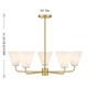 Blair Five Light Chandelier (1-4015-5-322) Blair Five Light Chandelier (1-4015-5-322)