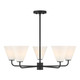 Savoy House - 1-4015-5-89 - Five Light Chandelier - Blair - Matte Black Savoy House - 1-4015-5-89 - Five Light Chandelier - Blair - Matte Black