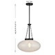 Willow One Light Pendant (7-1740-1-89) Willow One Light Pendant (7-1740-1-89)