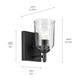 Shailene One Light Wall Sconce (45572BKCLR)