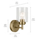 Winslow One Light Wall Sconce (45910NBR)