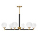 Dresden Six Light Chandelier (V6-L1-9606-6-143)