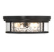 Lighting One E - V6-L6-4906-4-89 - Four Light Flush Mount - Ashton - Matte Black