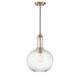 Lighting One E - V6-L7-2930-1-322 - One Light Pendant - Kantor - Warm Brass